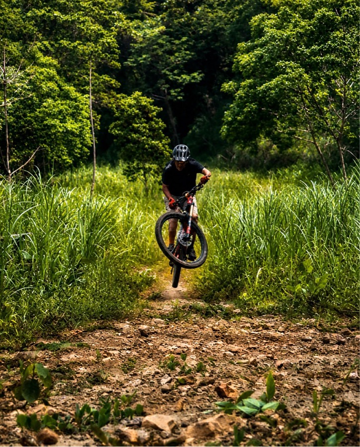 Foto real del ride en Cerro Azul